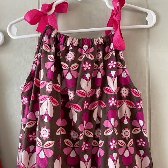 Hanna Andersson floral tie shift dresses - Picture 4 of 7